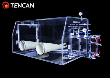 Espessura transparente da caixa de luva PMMA do laboratório da remoção da água e de oxigênio 30mm