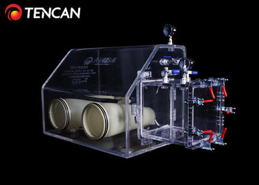 Espessura transparente da caixa de luva PMMA do laboratório da remoção da água e de oxigênio 30mm
